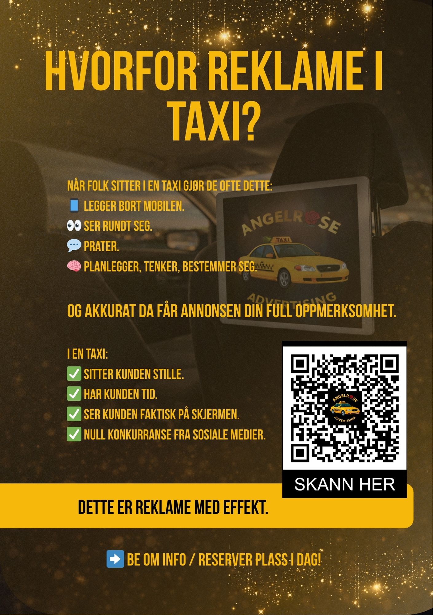 Angelrose taxi Advertising
