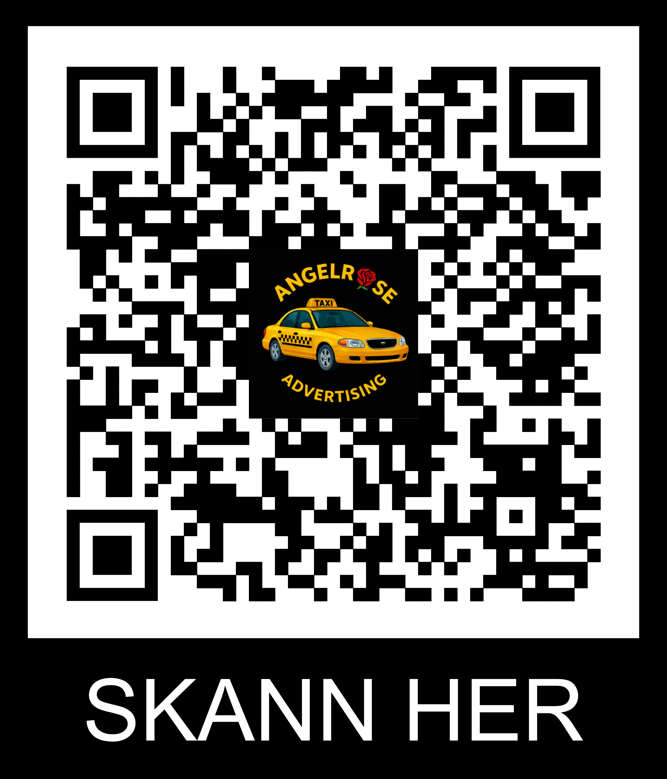 Angelrose Taxi advertising